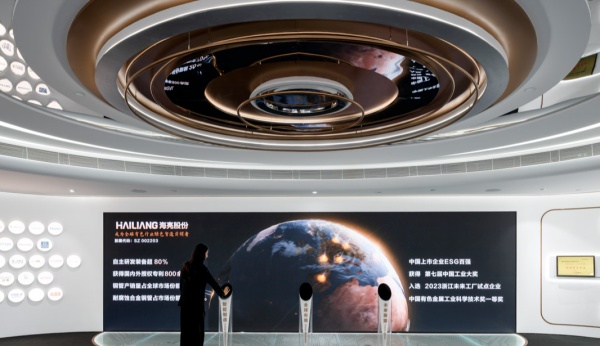 展廳序廳的“互動開關(guān)”，開啟沉浸式體驗(yàn)序章