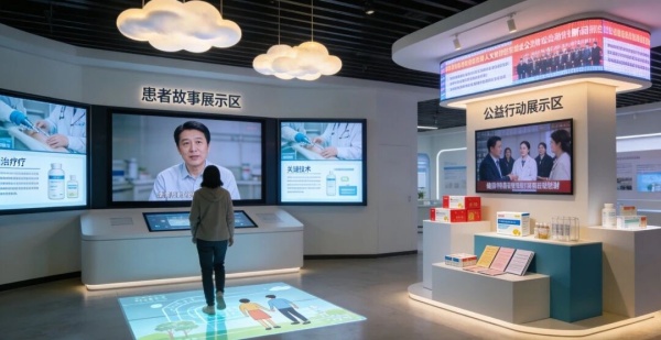 生物醫藥企業展廳設計怎么做才能凸顯專業權威？